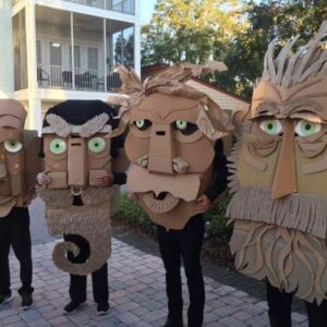 18/02 : Création de masques géants - Atelier Parents-Enfants - 4/5ans